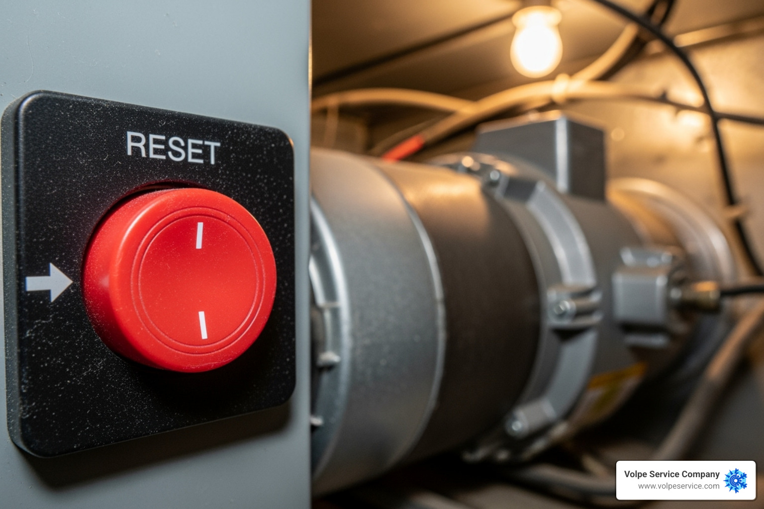 red furnace blower motor reset button - furnace fan not working