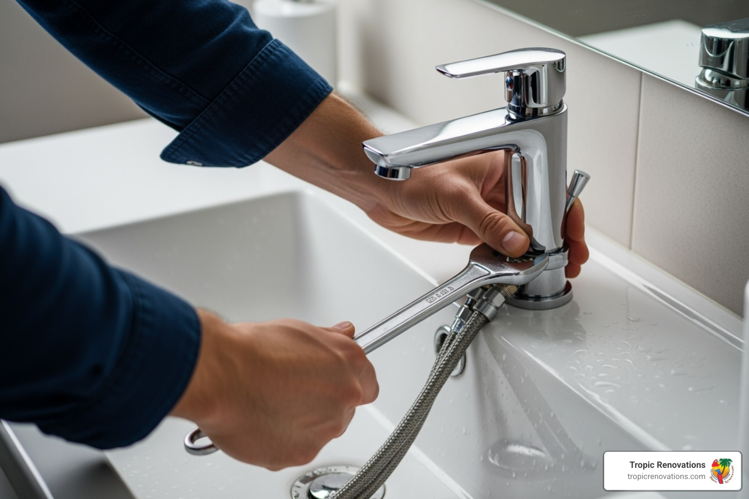 person installing new faucet - Do I need a permit?