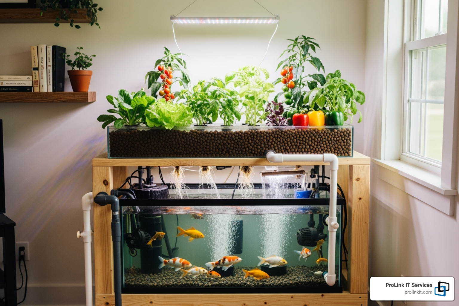 DIY home aquaponics setup - simple systems