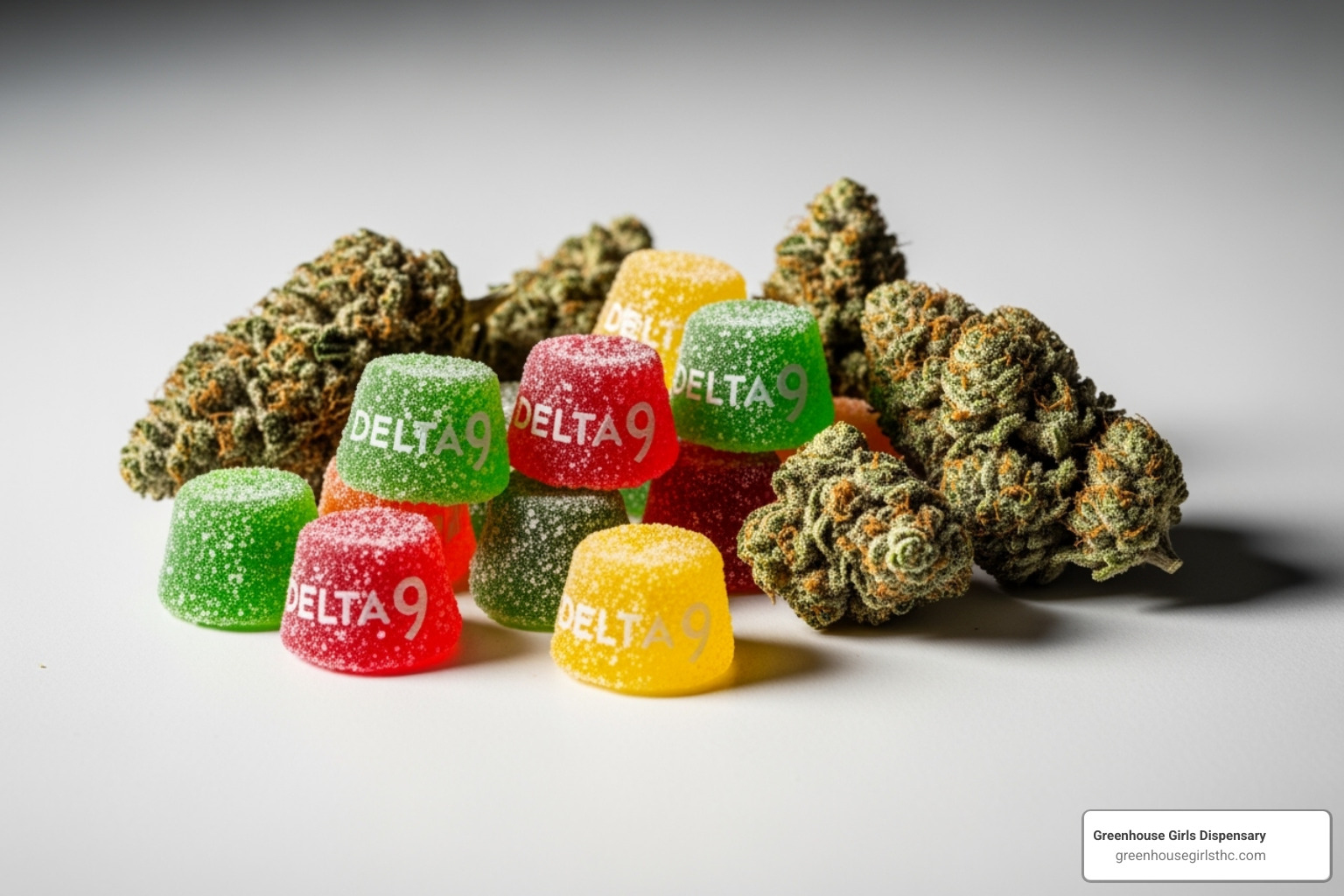 Greenhouse Girls' Delta 9 gummies or THCa flower - cannabis delivery palm harbor