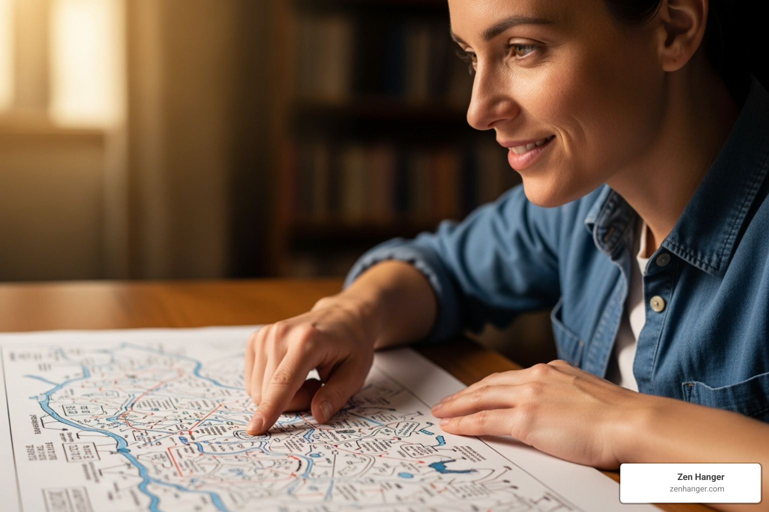 a person looking confidently at a guide or chart - penis enlargement secrets