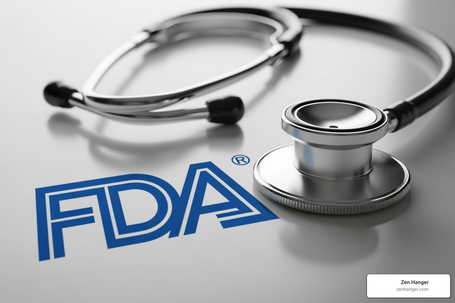 FDA logo and a stethoscope - penis growth products