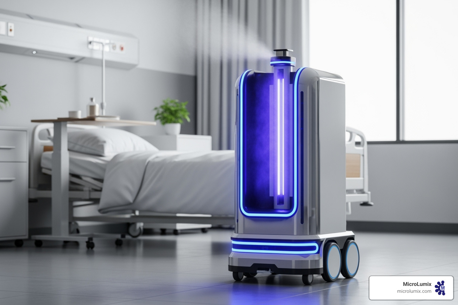 Automated disinfection device - Hospital grade disinfection