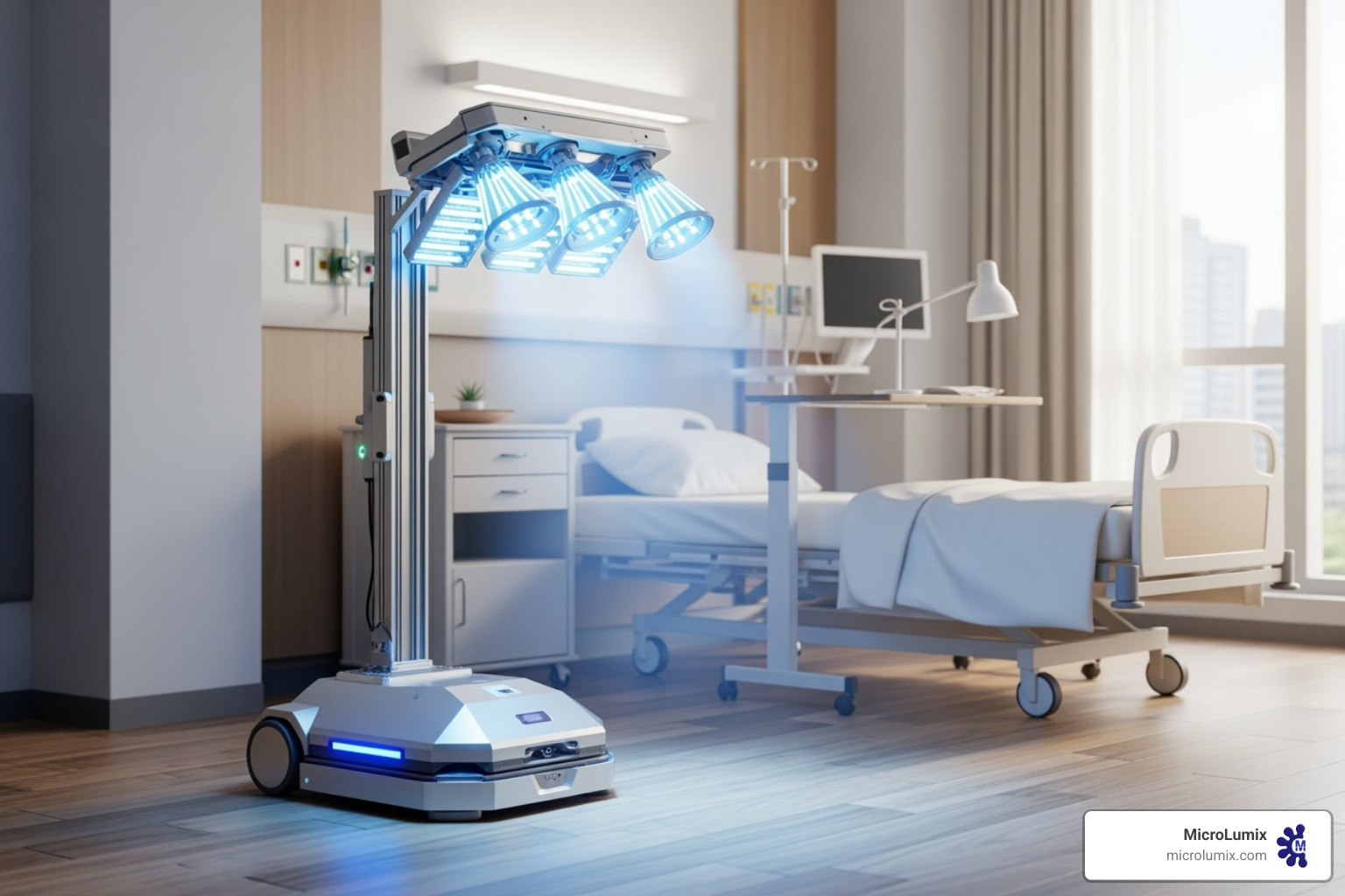 advanced disinfection device in a patient room - patient room disinfection advanced disinfection device in a patient room - patient room disinfection
