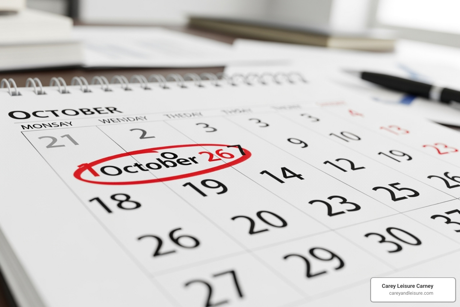 calendar with a date circled, symbolizing a deadline - Car accident legal advice calendar with a date circled, symbolizing a deadline - Car accident legal advice