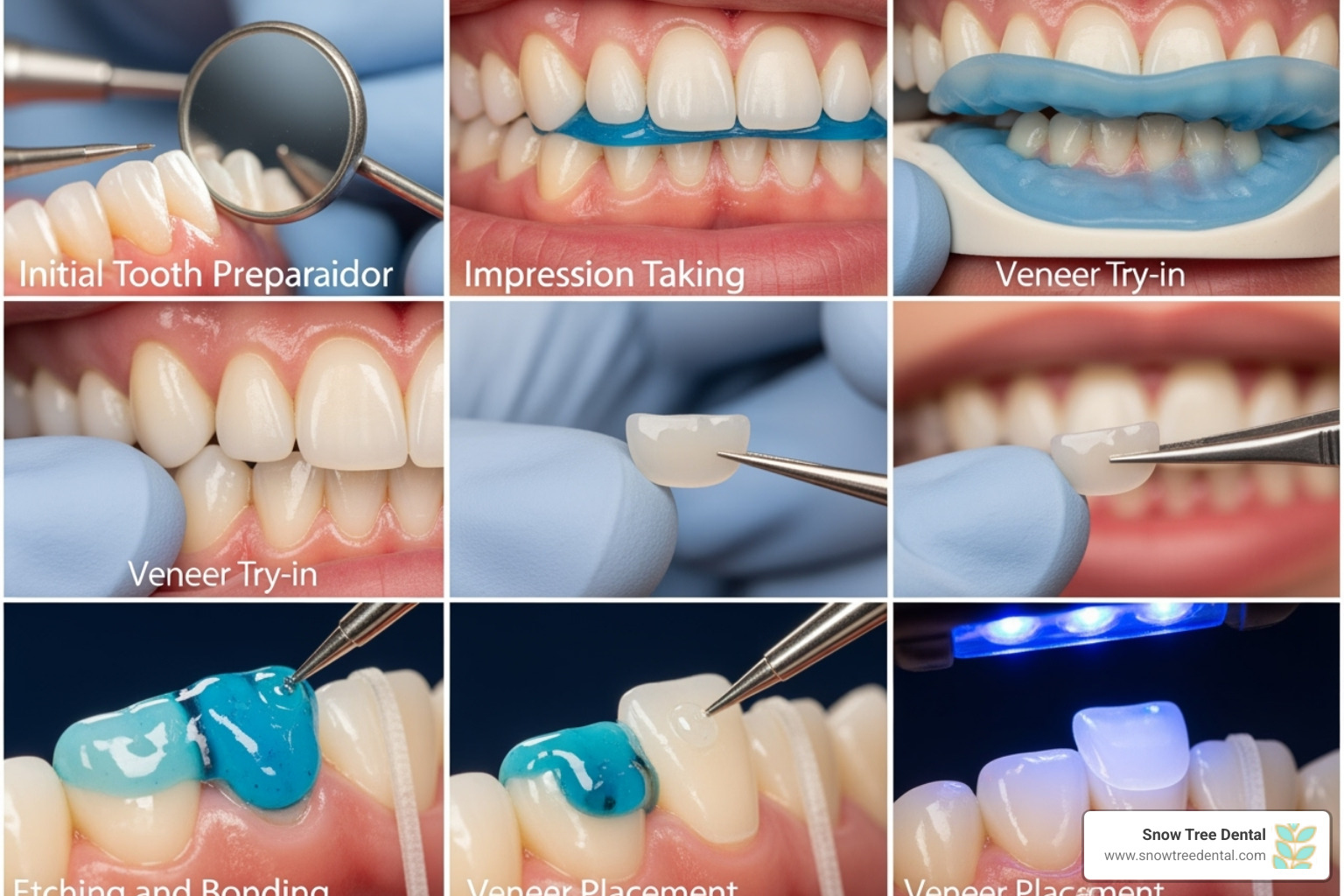 veneer placement process steps - veneers cost Houston veneer placement process steps - veneers cost Houston