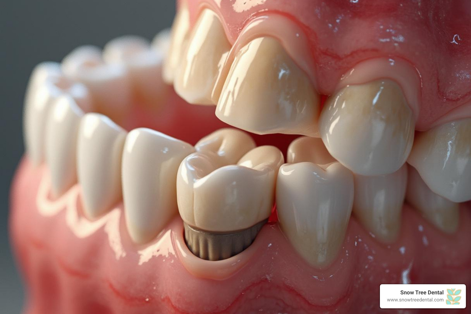 Teeth showing signs of wear and flattening from grinding - night guard grinding