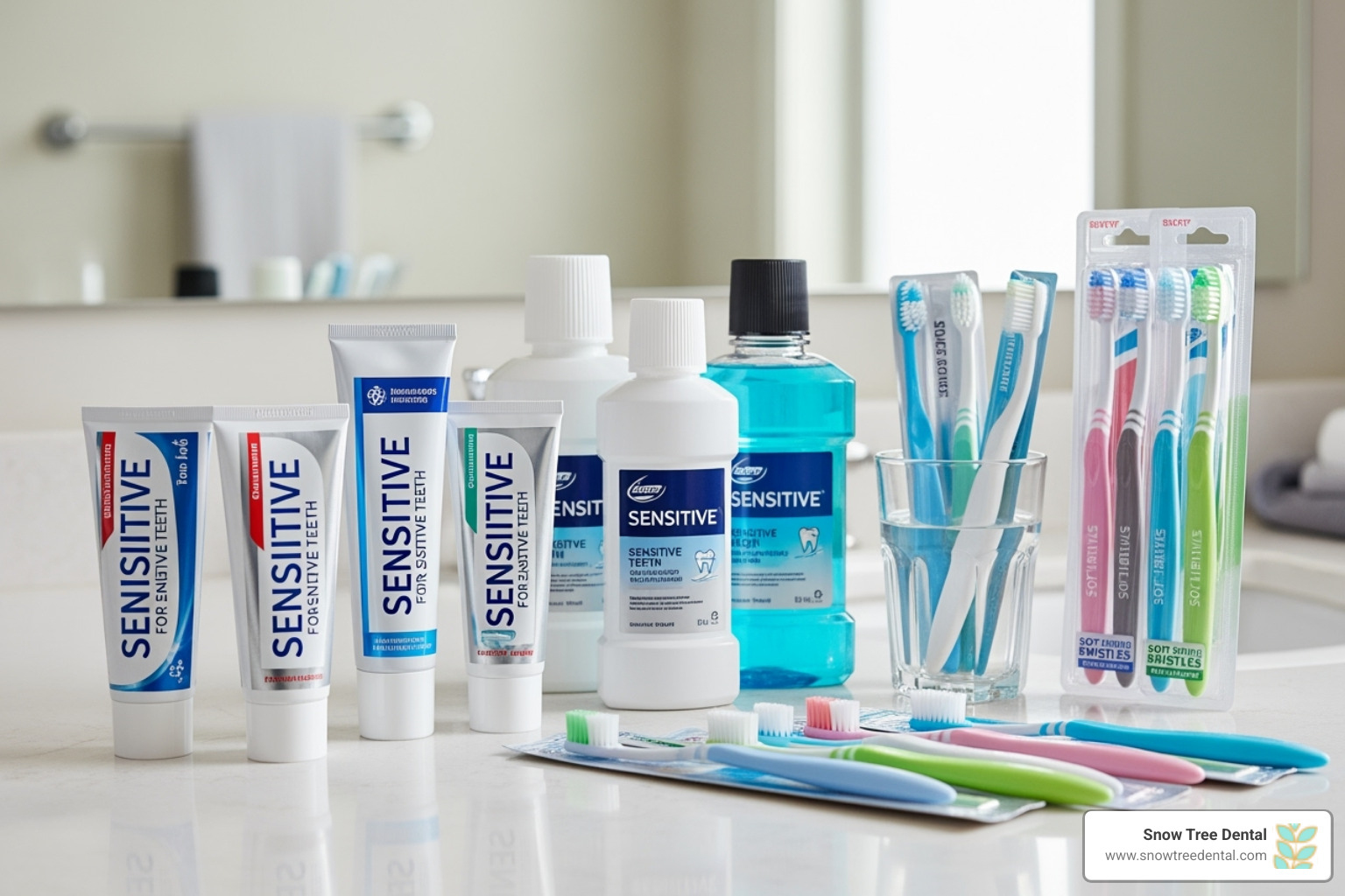 At-home sensitive teeth treatment products - sensitive teeth treatment