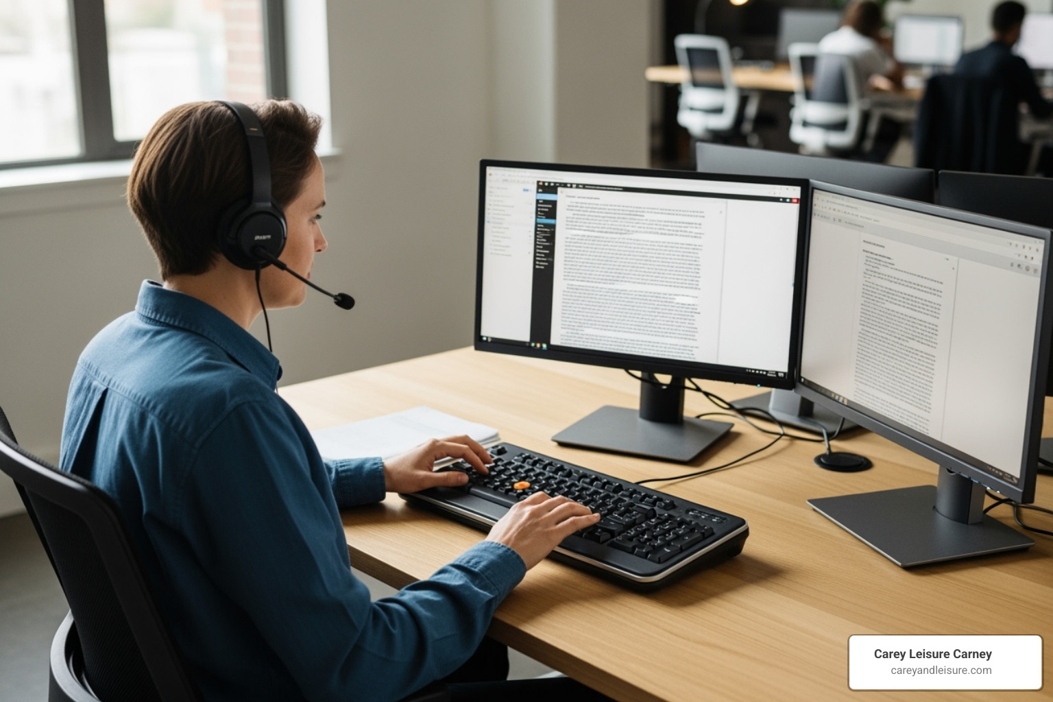 person using assistive technology at a work desk - TBI legal rights person using assistive technology at a work desk - TBI legal rights