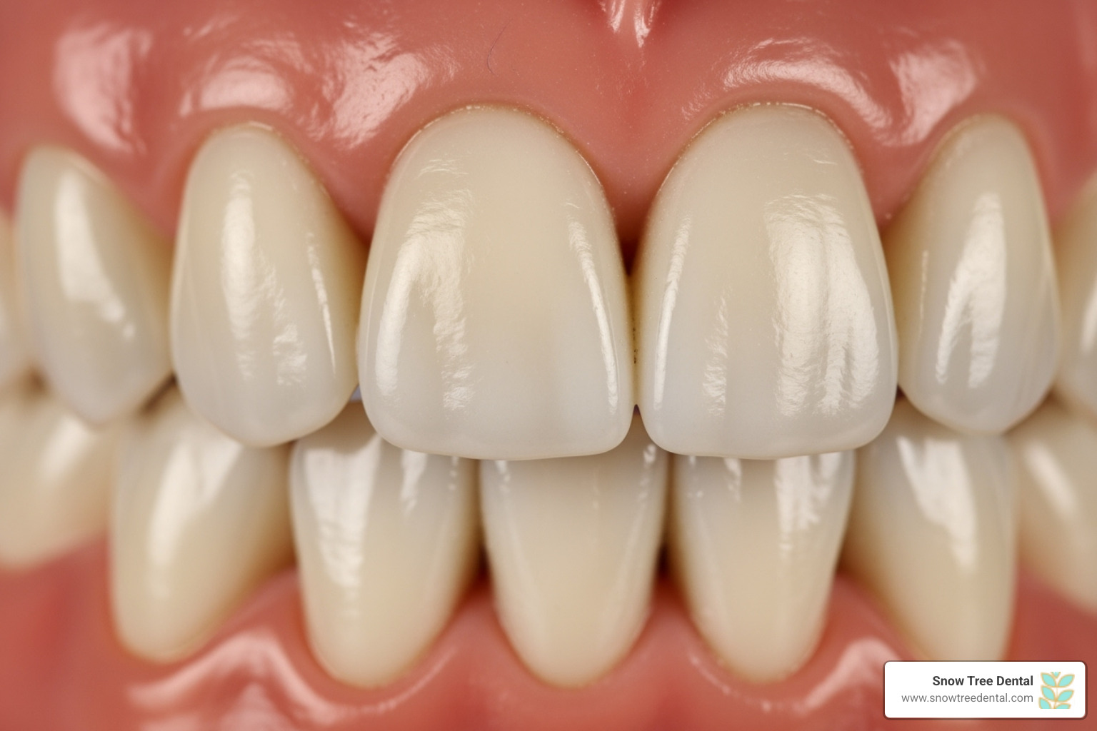 Close-up of porcelain veneers on a dental model - payment plan for veneers near me Close-up of porcelain veneers on a dental model - payment plan for veneers near me