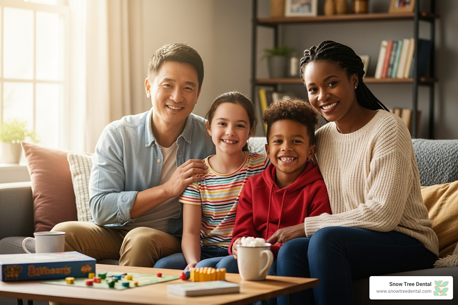 Smiling family - Root canal cost