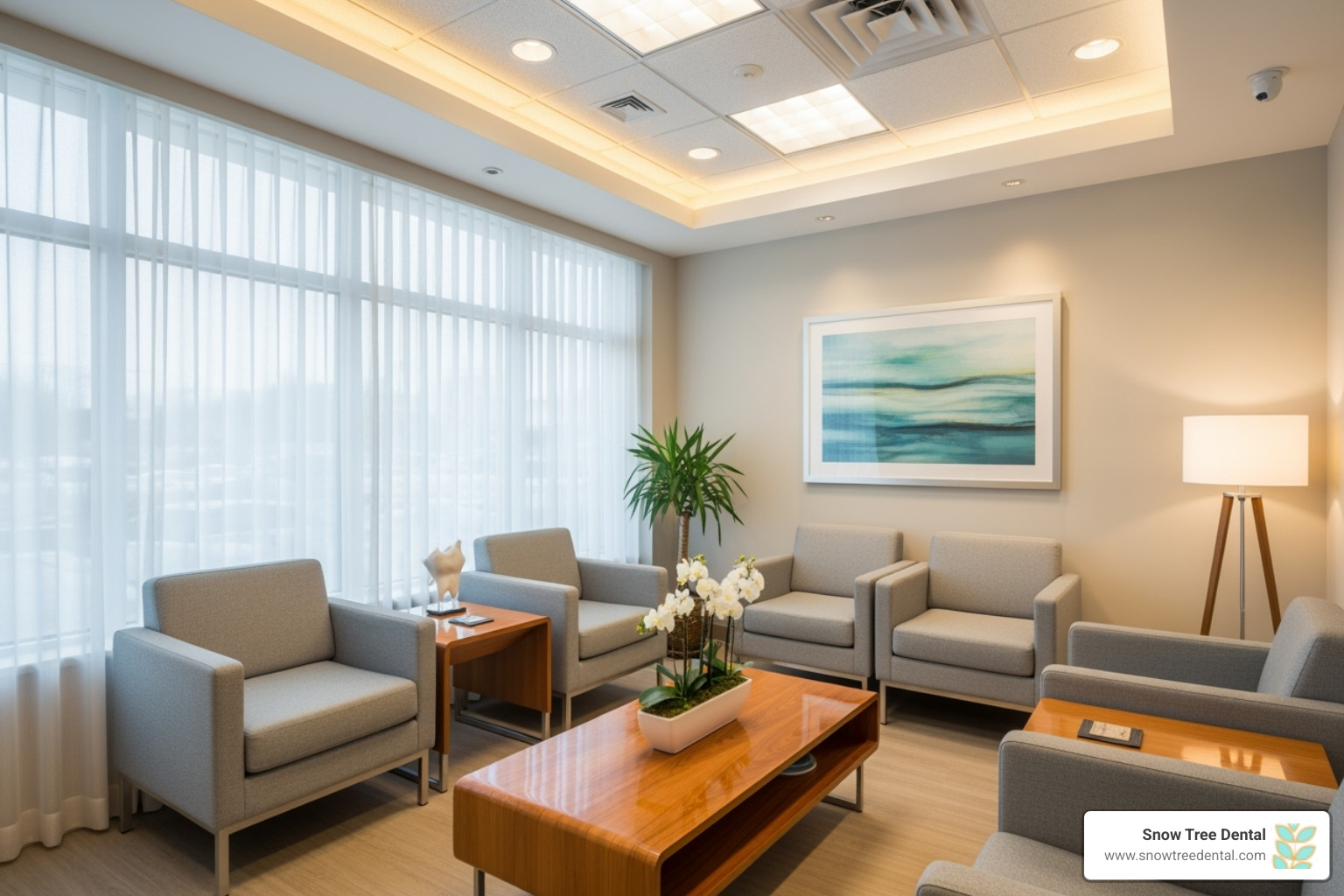 calm and reassuring dental office environment - Dentist without insurance Houston