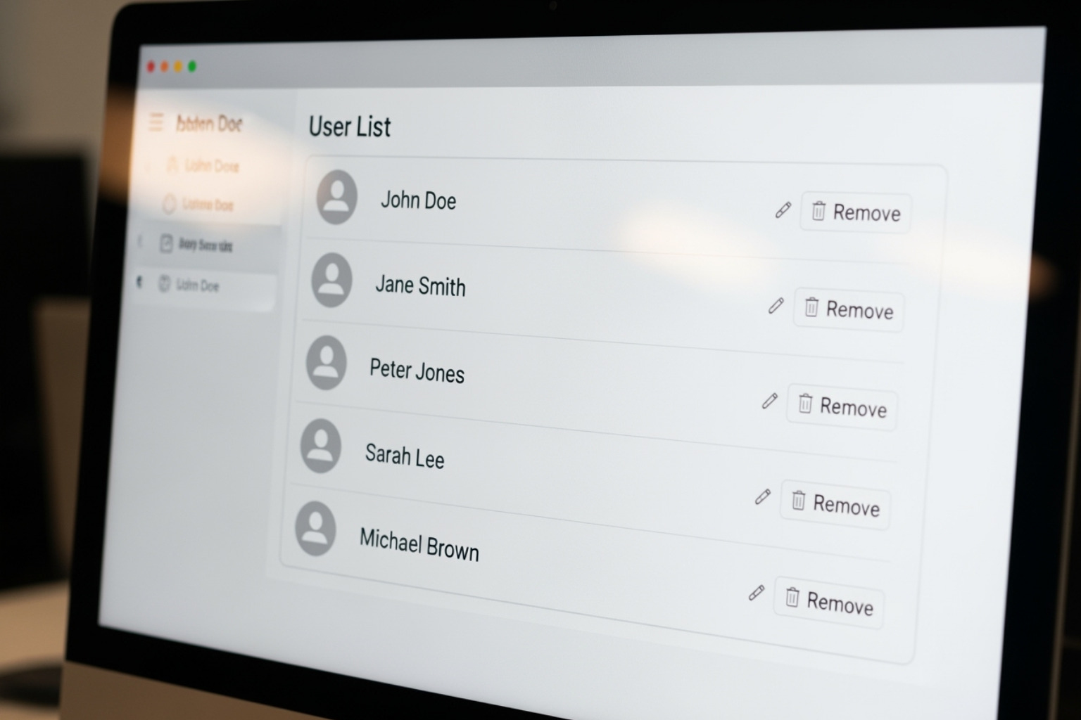 of the user list showing options to edit or remove a person - adding manager to google my business