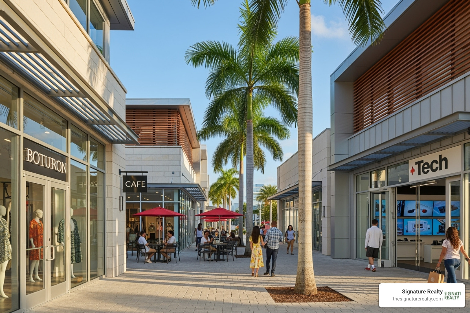 a modern retail plaza in Pompano Beach - commercial real estate for sale in broward county a modern retail plaza in Pompano Beach - commercial real estate for sale in broward county