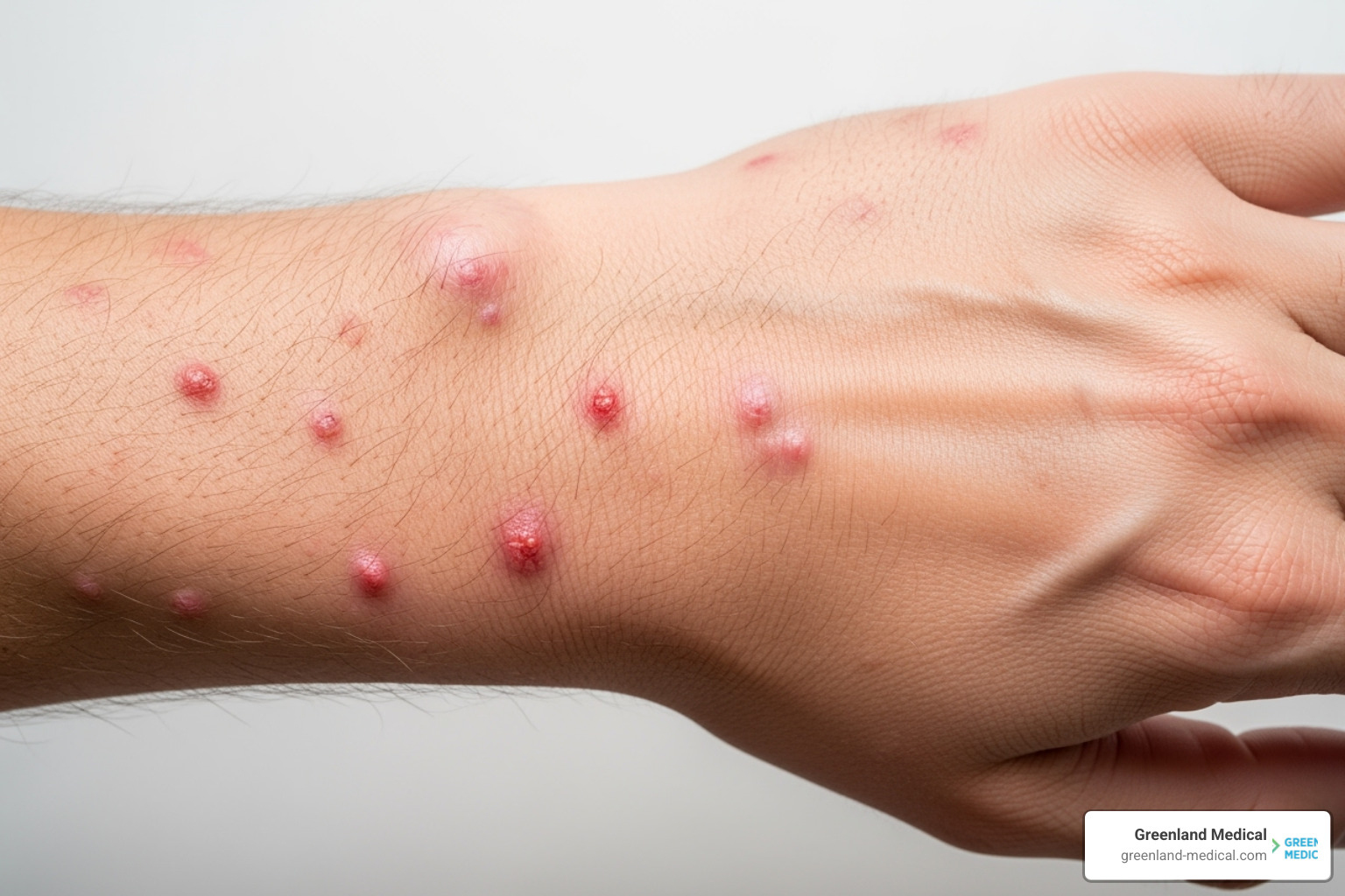 Rocky Mountain spotted fever rash on arm and hand - what do tick bites look like Rocky Mountain spotted fever rash on arm and hand - what do tick bites look like