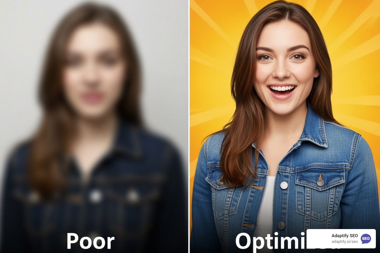 Poor thumbnail vs. optimized thumbnail example - Increase YouTube views