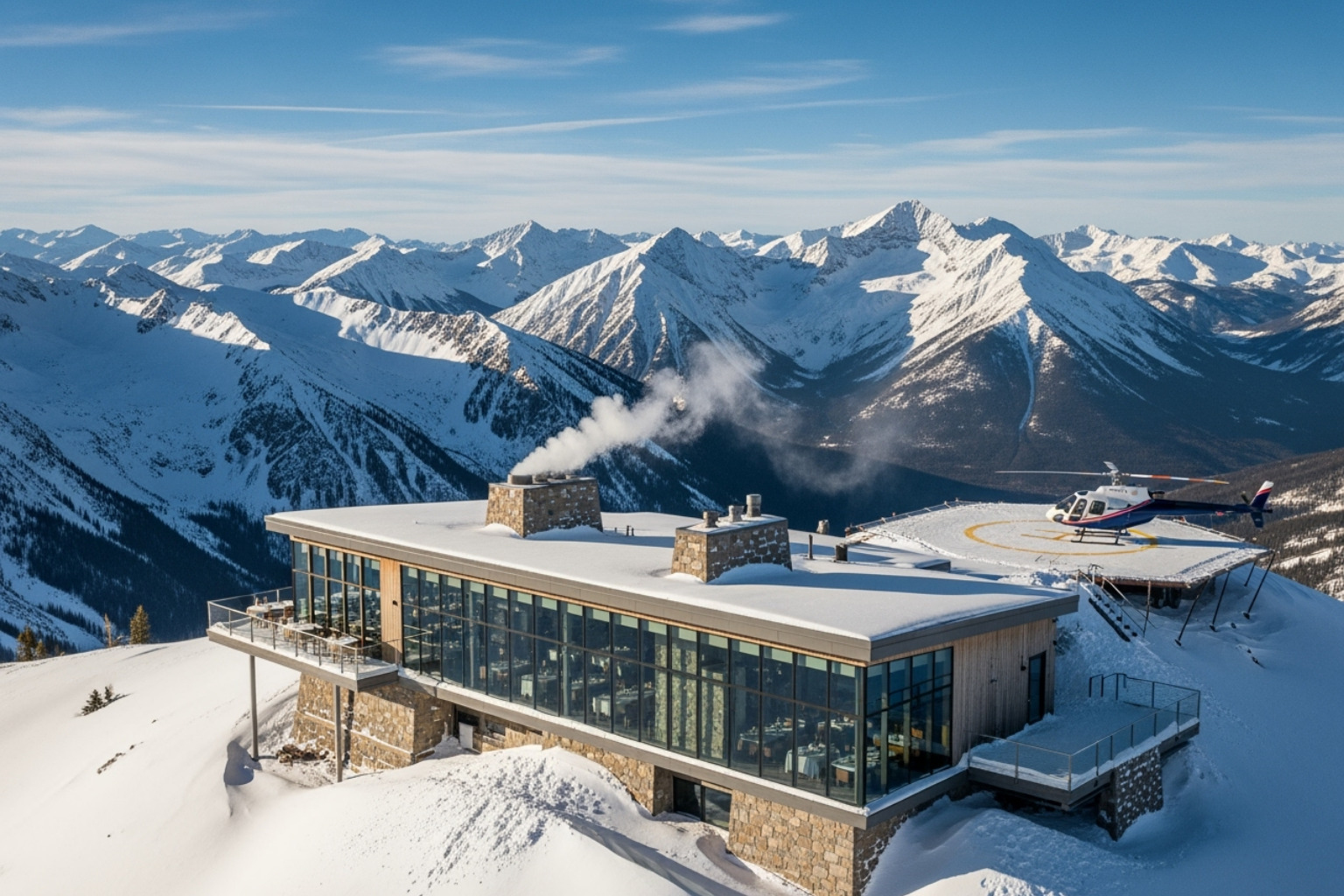 Sky Bistro in Banff with mountain views - restaurants with a view