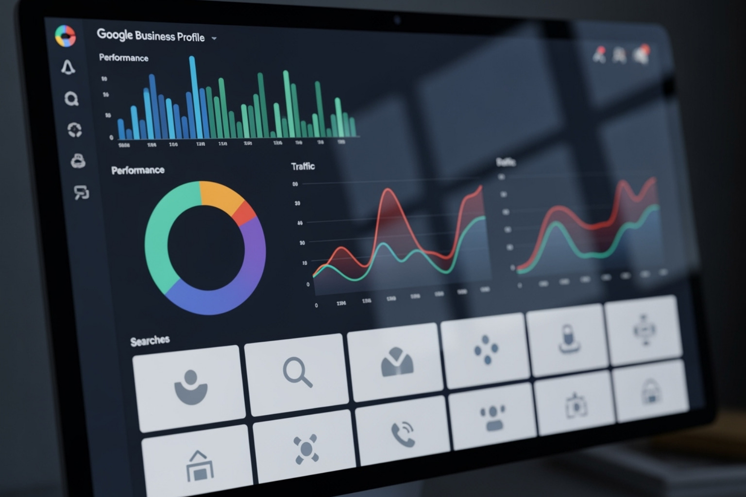 Google Business Profile Insights dashboard - Online presence manager Google Business Profile Insights dashboard - Online presence manager