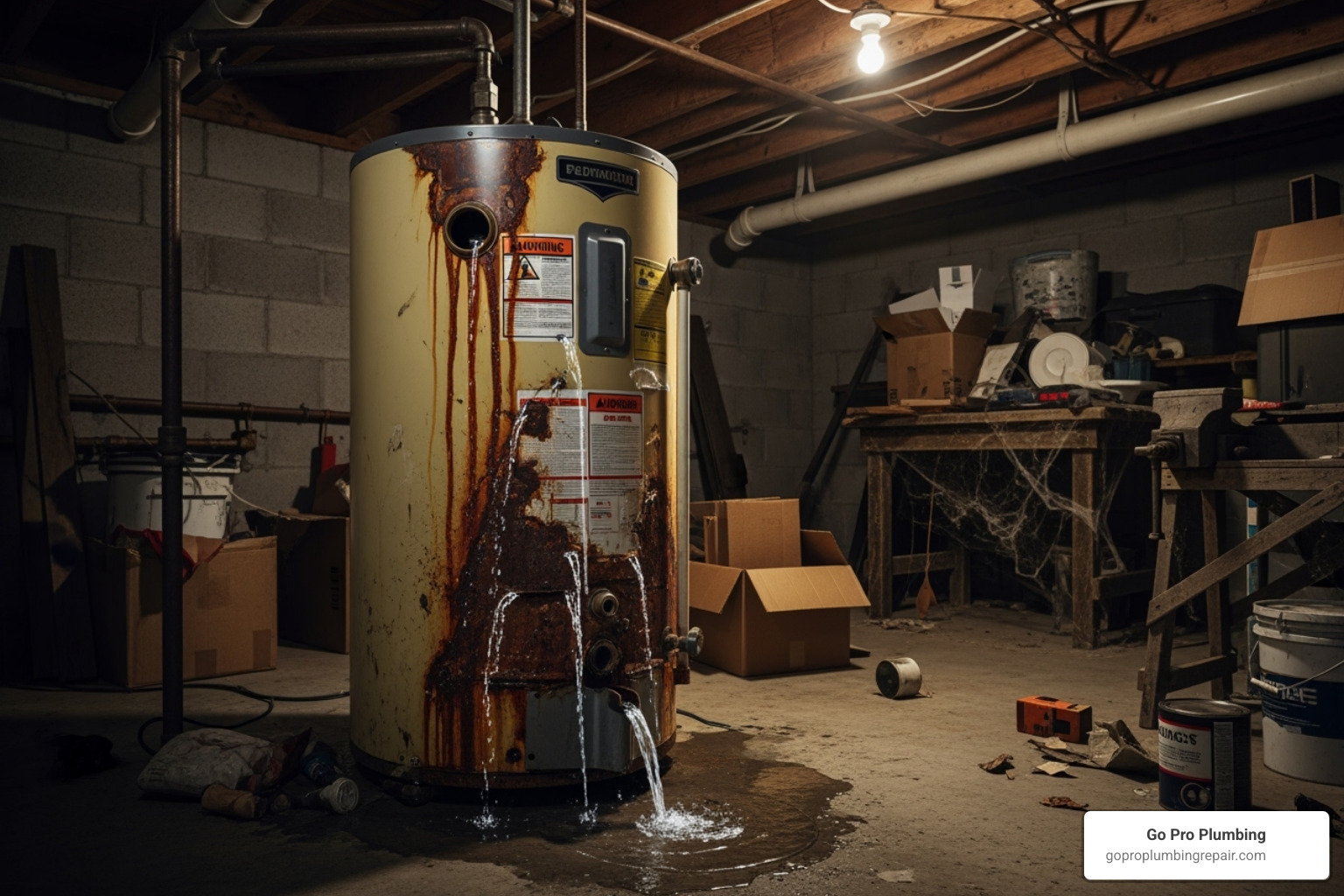 rusty, leaking water heater tank - how do i finance a water heater