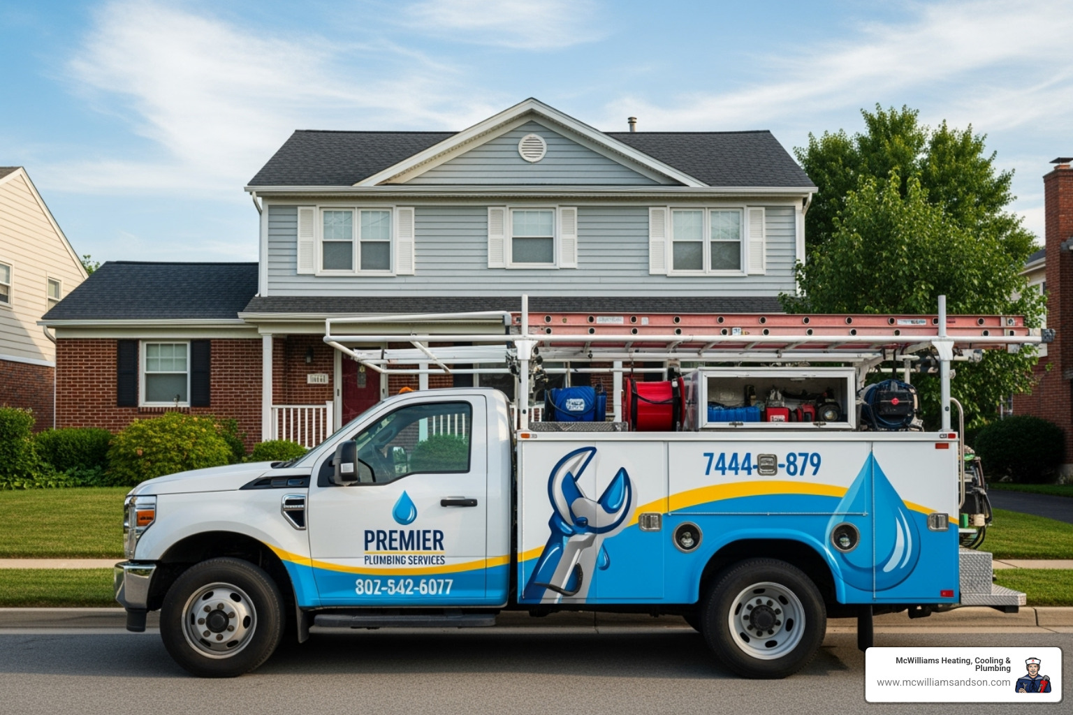of a licensed plumber's truck - emergency plumber katy of a licensed plumber's truck - emergency plumber katy