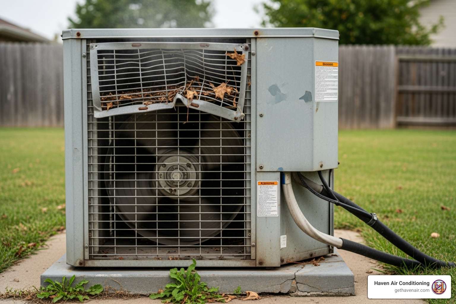 HVAC system showing signs of trouble with unusual noises, strange odors, and weak airflow - heating and air conditioner repair