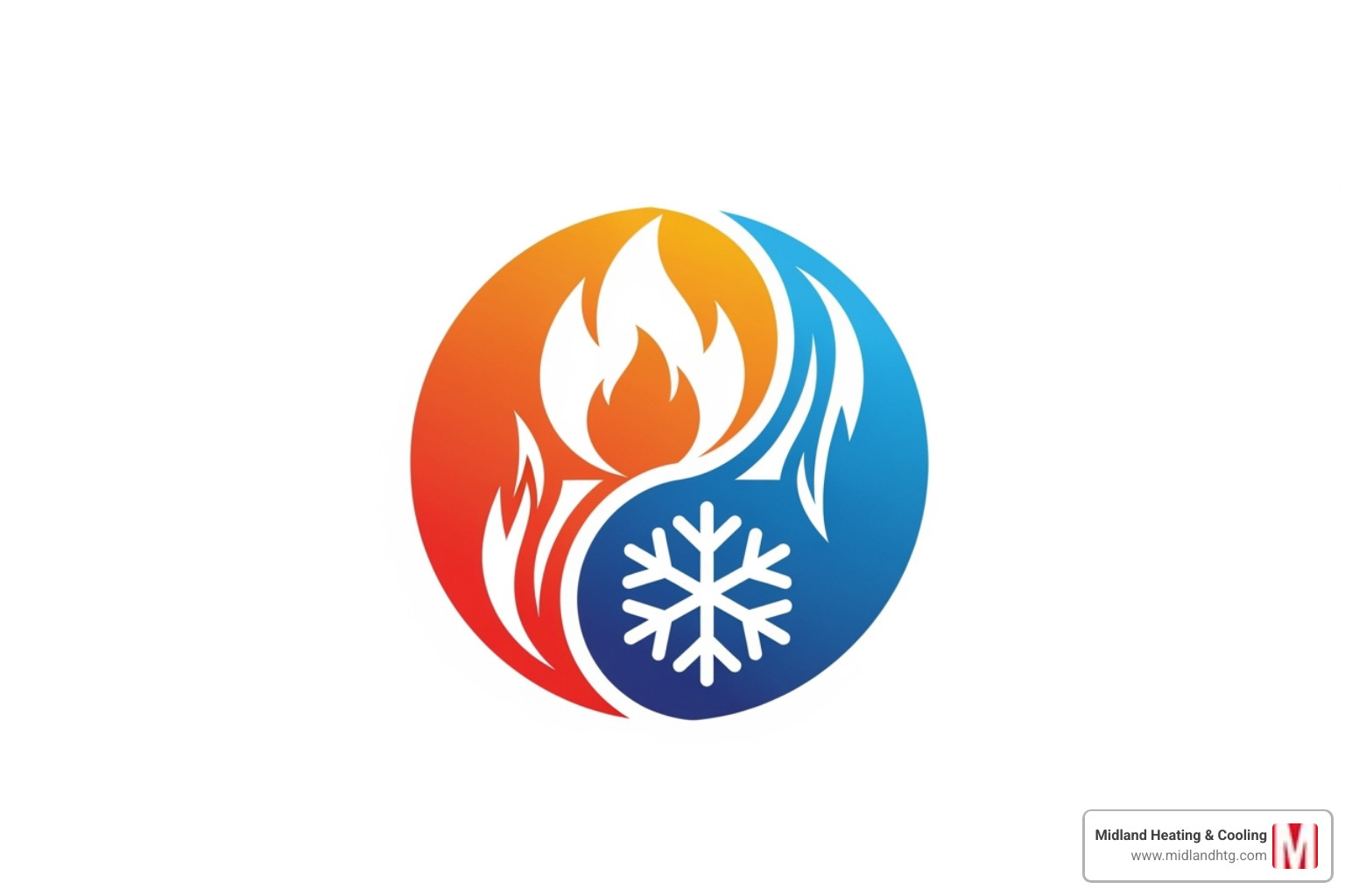 Midland Heating & Cooling logo - Affordable AC services