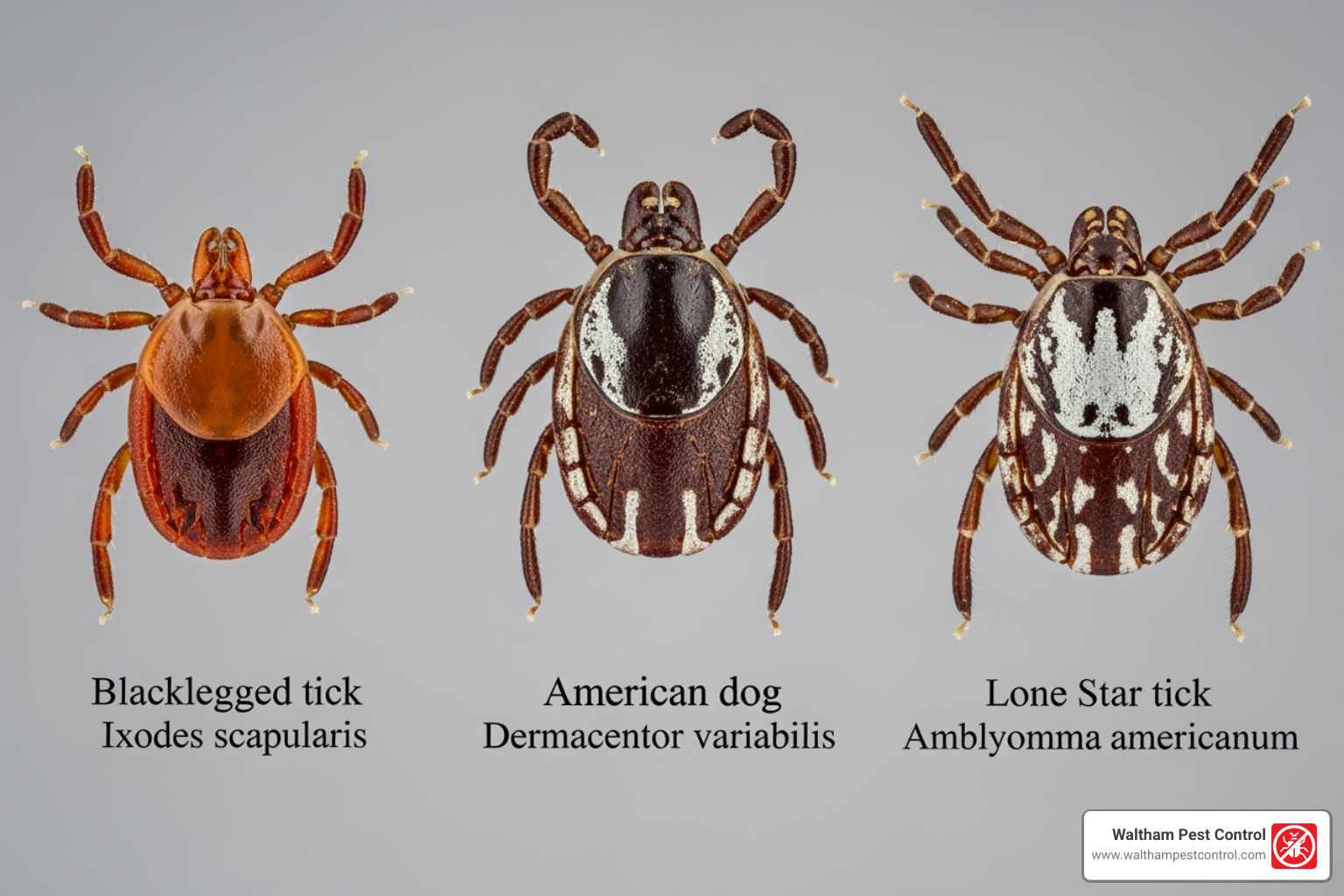 Common tick types for comparison - pest control for ticks Common tick types for comparison - pest control for ticks