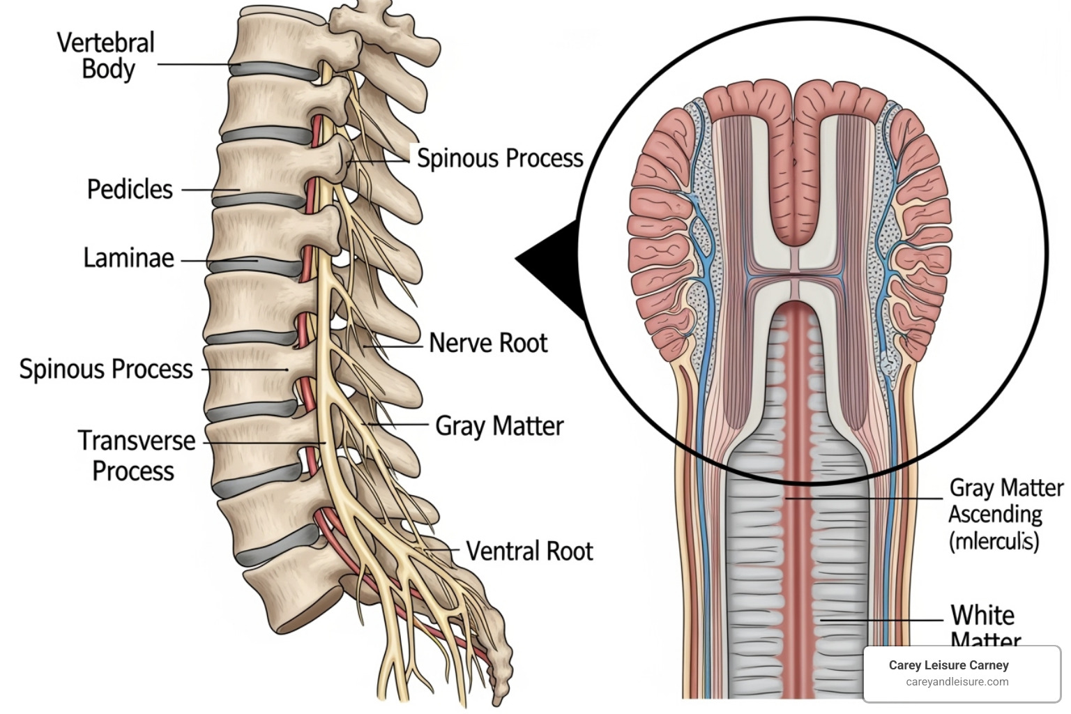 Spinal cord anatomy - spinal cord injury lawyer