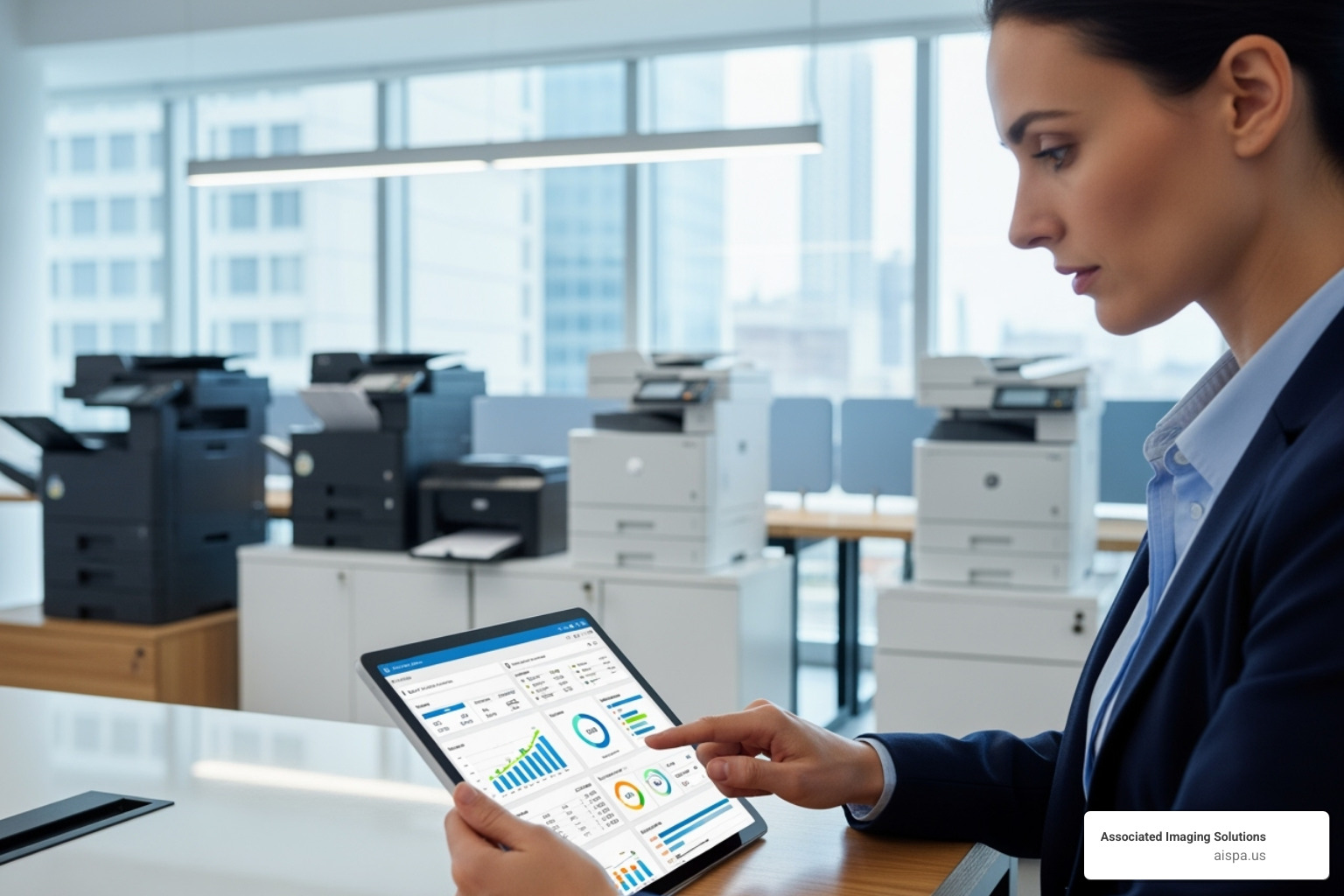 consultant analyzing business print environment - managed print services pittsburgh consultant analyzing business print environment - managed print services pittsburgh