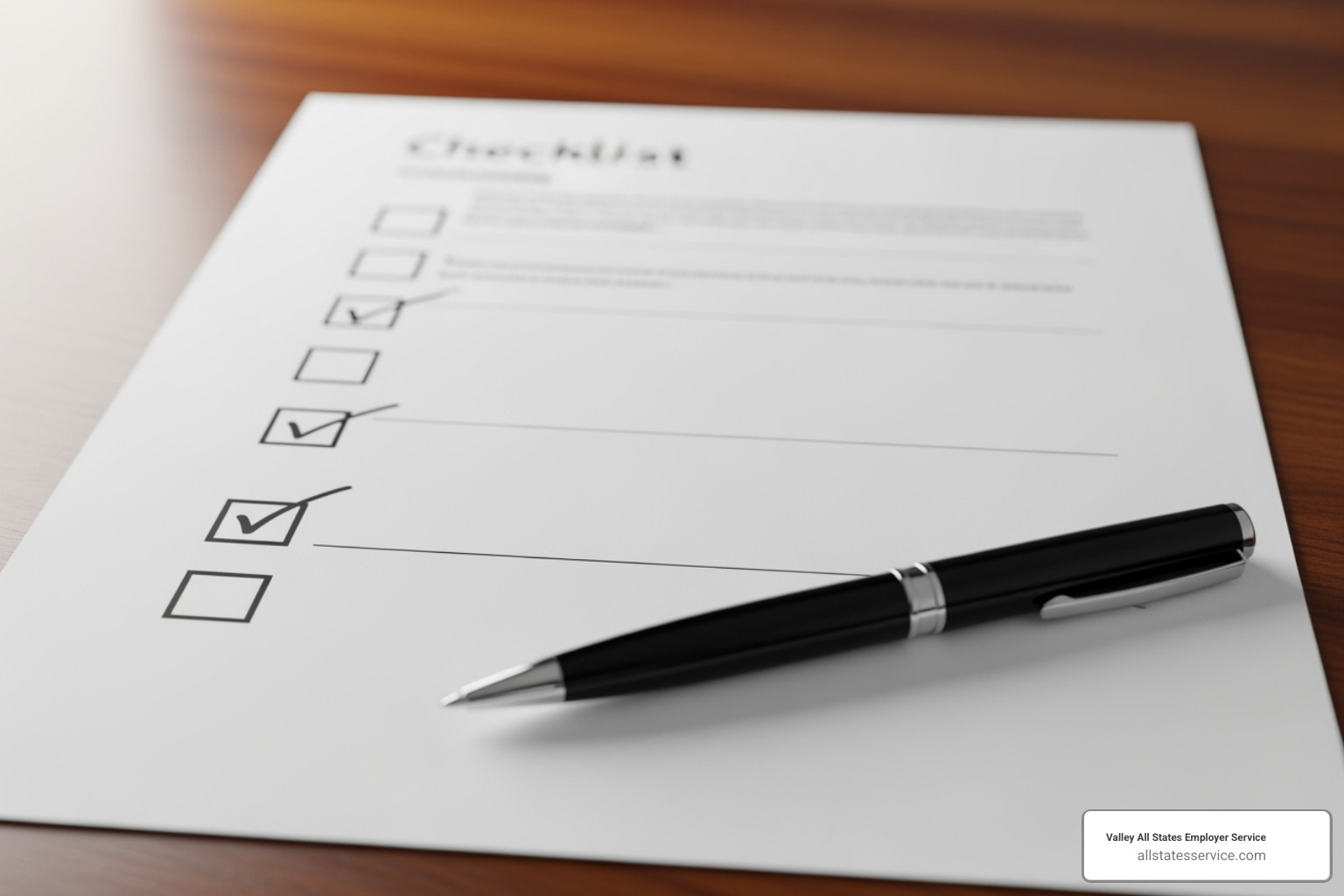 A checklist with compliance-related items like I-9 and E-Verify - Improve HR efficiency