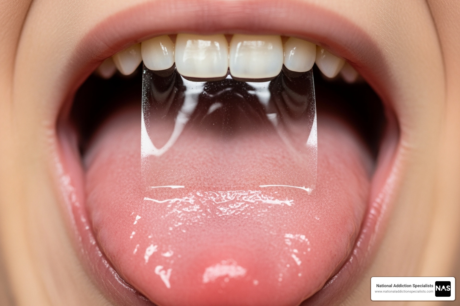 Correct placement of a Suboxone film under the tongue - suboxone film side effects Correct placement of a Suboxone film under the tongue - suboxone film side effects