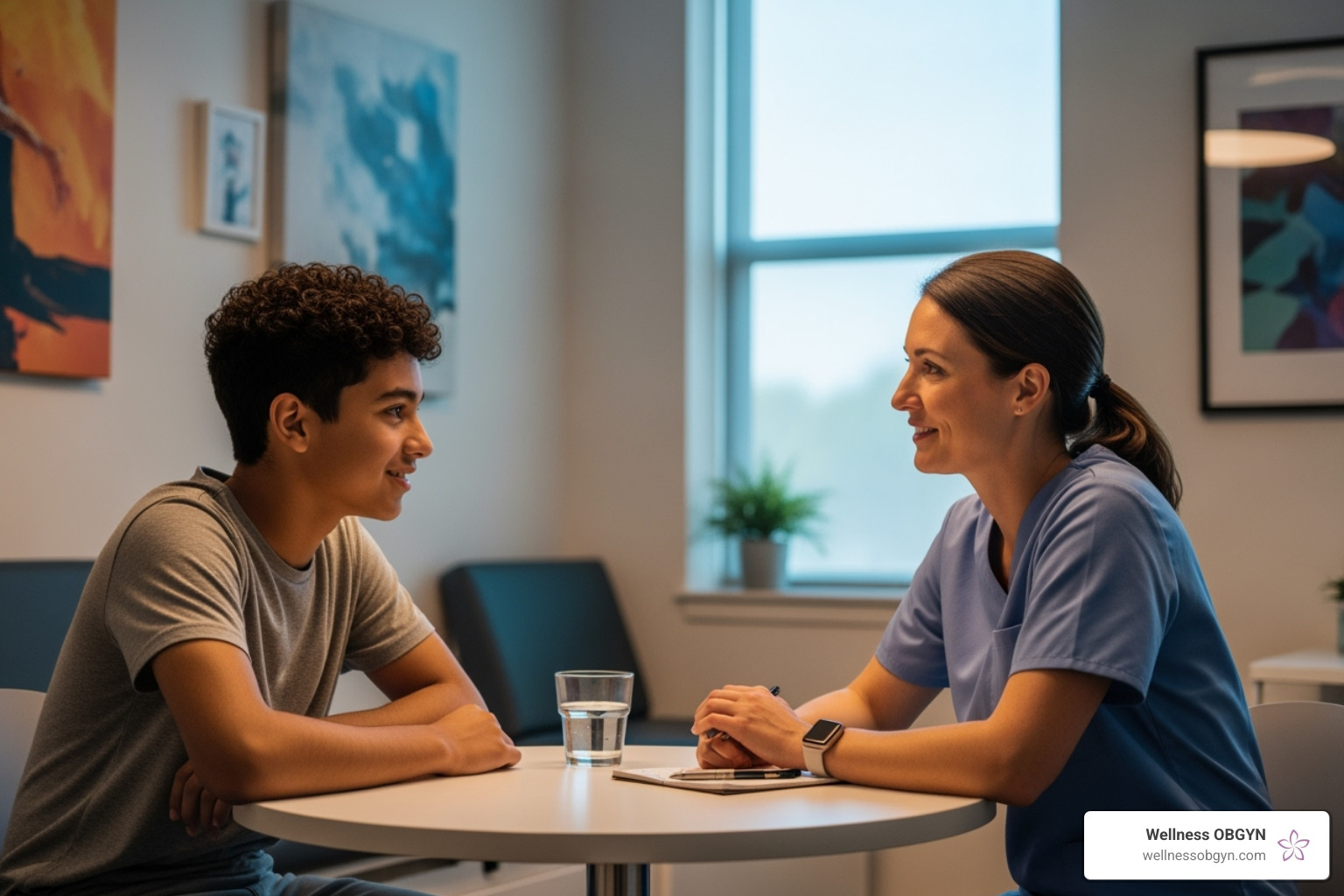 Supportive and confidential healthcare environment for a teenager - Adolescent reproductive health Supportive and confidential healthcare environment for a teenager - Adolescent reproductive health