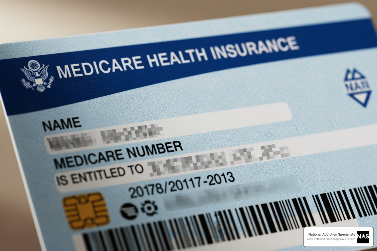 Medicare card illustration - Medicare Suboxone coverage