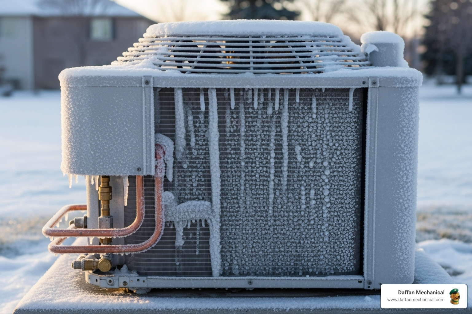 iced-over AC unit - air conditioning repair granbury tx
