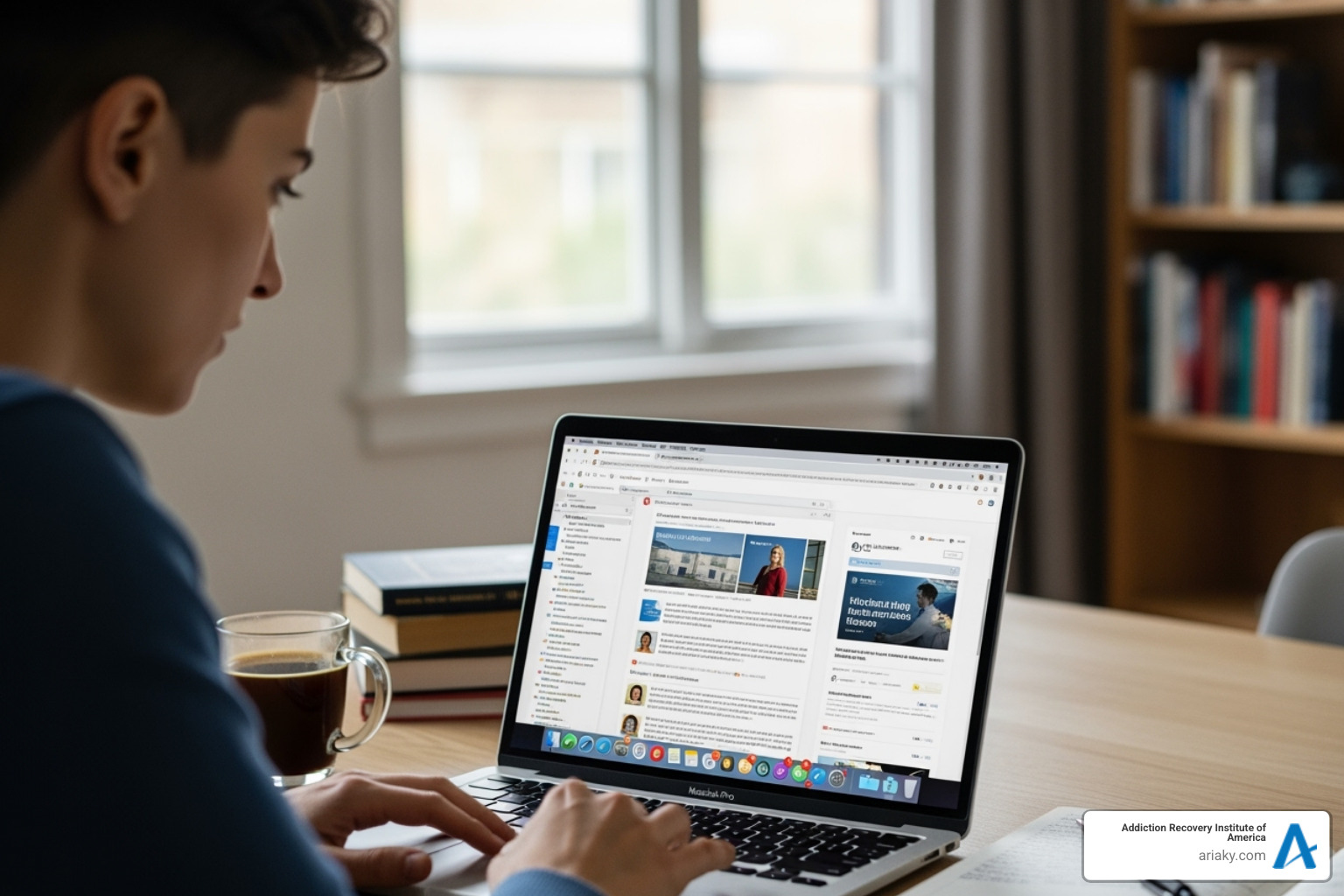 person researching IOP on laptop - intensive outpatient program kentucky person researching IOP on laptop - intensive outpatient program kentucky