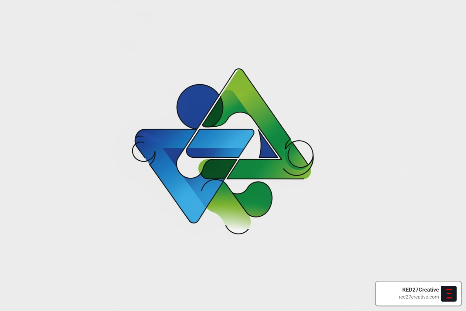 A stylized, modern logo for a tech company, featuring interconnected geometric shapes in shades of blue and green, symbolizing innovation and connectivity - Marketing for IT companies A stylized, modern logo for a tech company, featuring interconnected geometric shapes in shades of blue and green, symbolizing innovation and connectivity - Marketing for IT companies