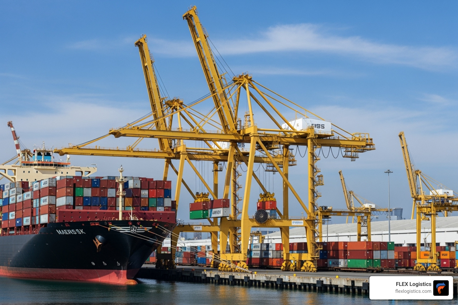 container ship at port - The Pros and Cons of Different Freight Transportation Modes