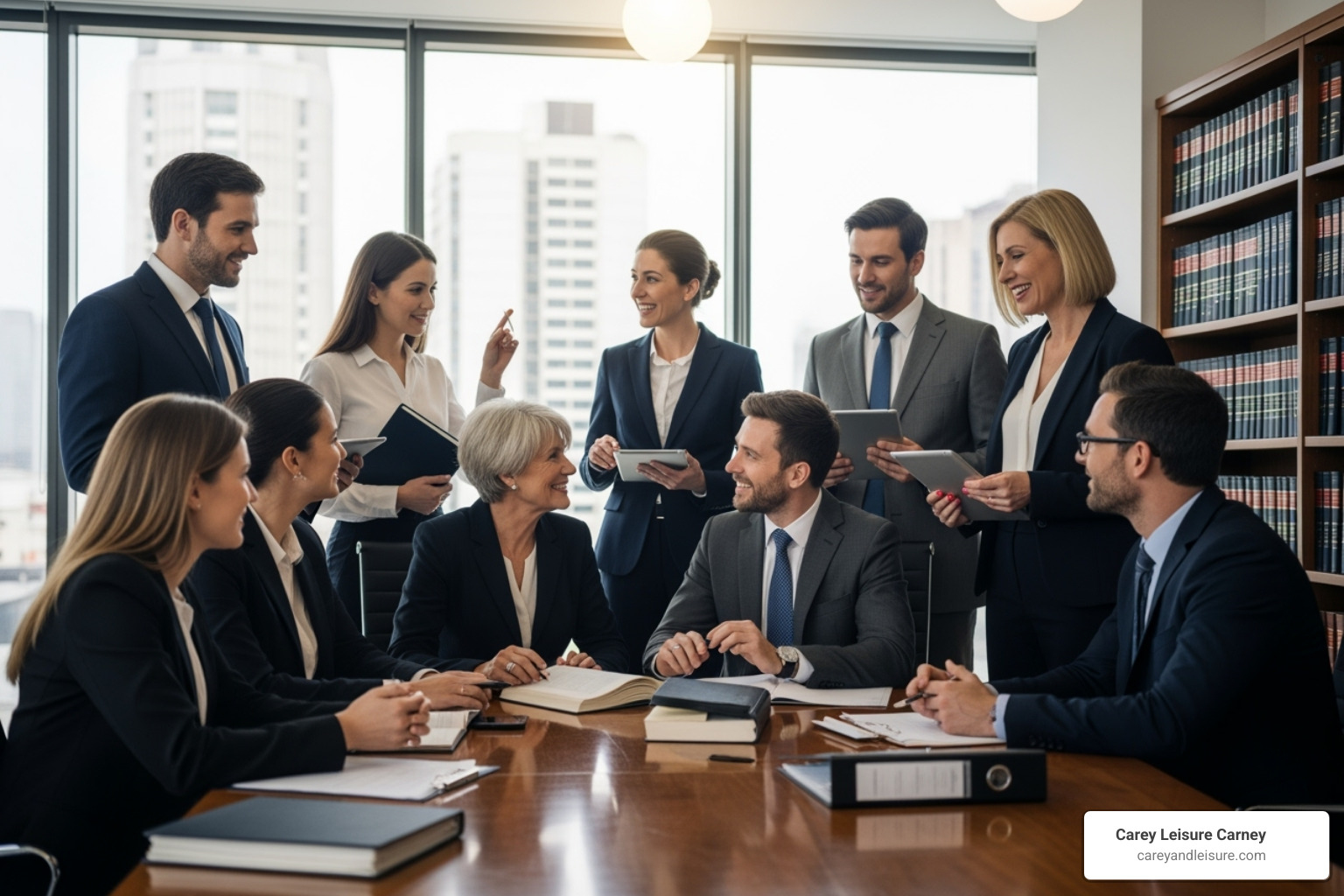 Carey Leisure Carney law firm's office or team photo - negligent security lawyer Carey Leisure Carney law firm's office or team photo - negligent security lawyer