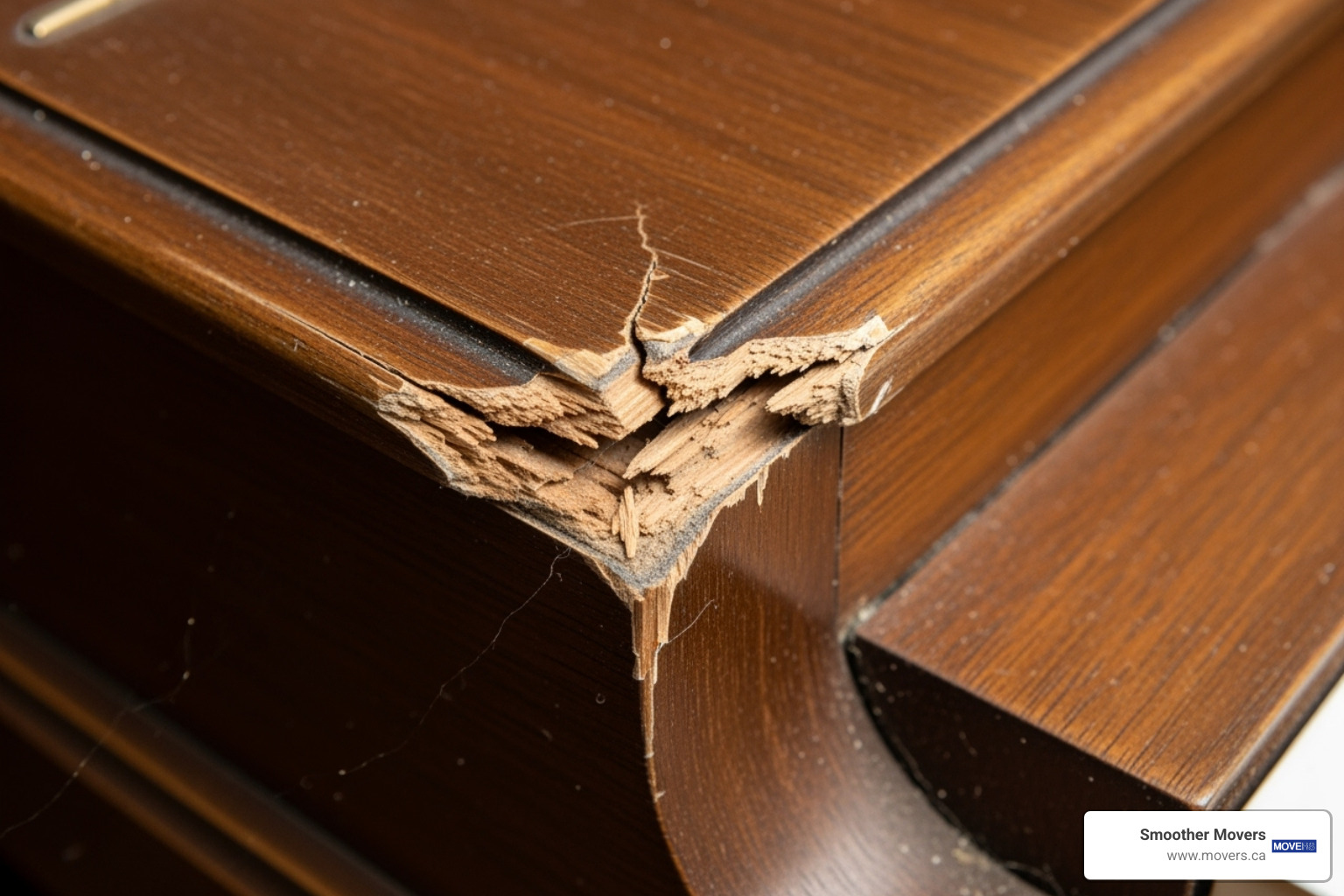 damaged piano corner - piano movers nationwide damaged piano corner - piano movers nationwide