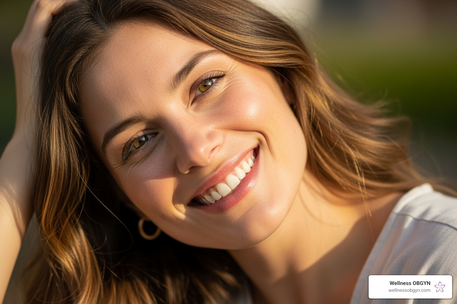 Happy woman smiling after Juvederm treatment - juvederm lasts how long