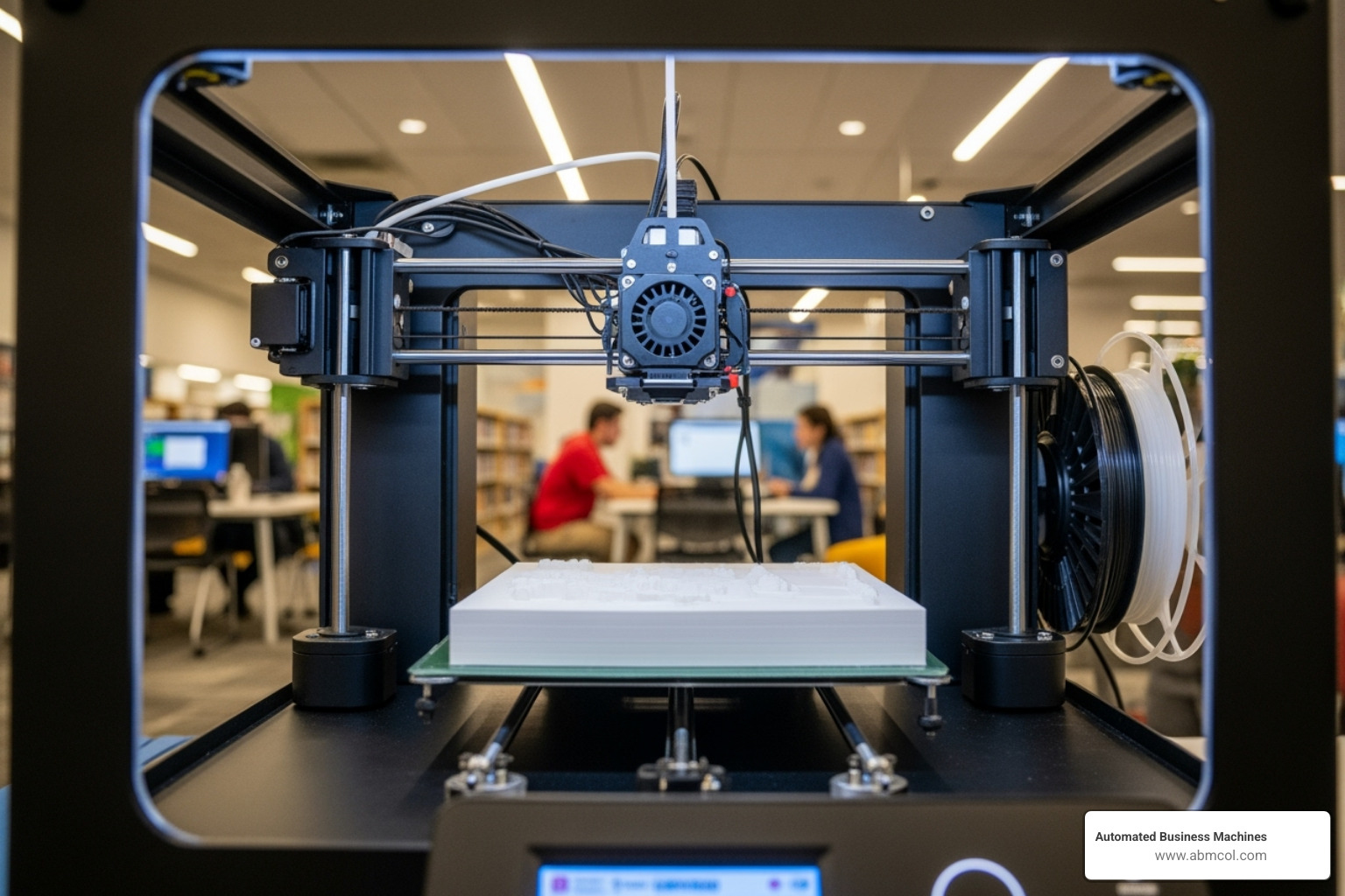of a 3D printer in a public technology center - 3d printing service in athens ga of a 3D printer in a public technology center - 3d printing service in athens ga