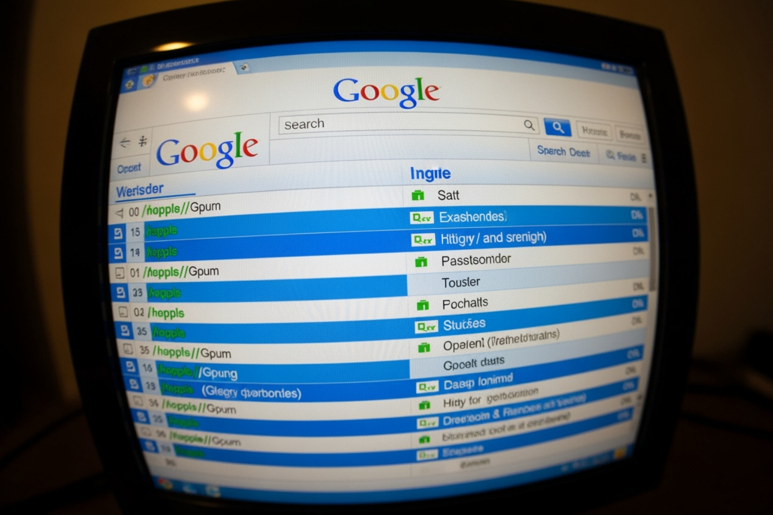 the original Google search page performing a single barrel roll - do a barrel roll x200