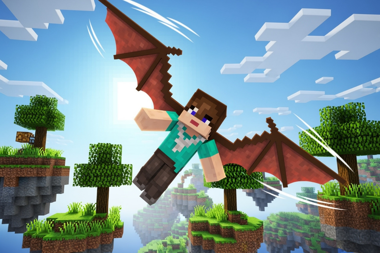 The "Do a Barrel Roll" Minecraft mod in action - do a barrel roll x200