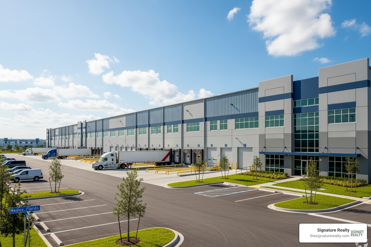 An industrial warehouse space in Medley, FL - commercial real estate tenant rep An industrial warehouse space in Medley, FL - commercial real estate tenant rep