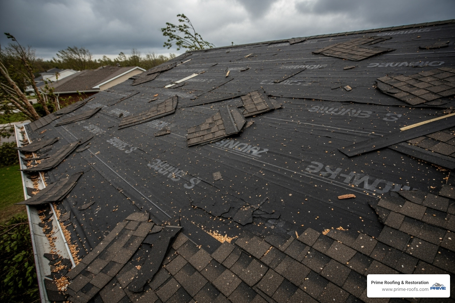 roof with shingles blown off - emergency roofing orange beach al roof with shingles blown off - emergency roofing orange beach al