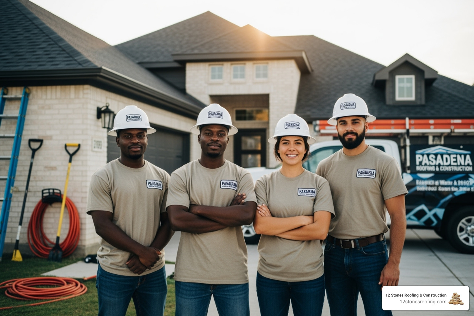 12 Stones Roofing & Construction team in Pasadena, TX - lightweight conservatory roof replacement