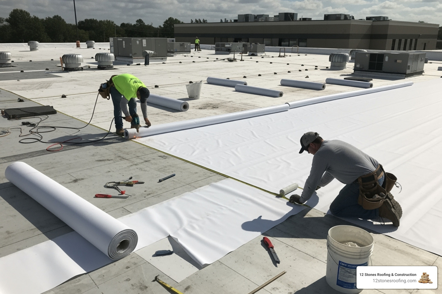 TPO roof installation - commercial roofing pasadena TPO roof installation - commercial roofing pasadena
