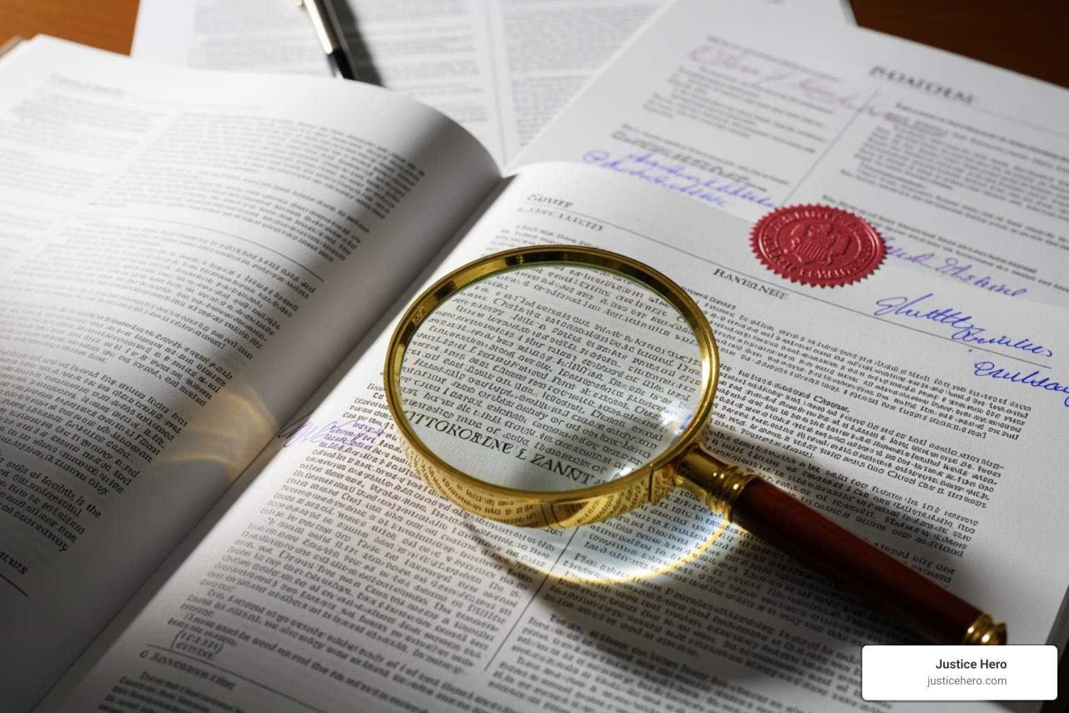 documents and magnifying glass - firefighter foam cash settlements