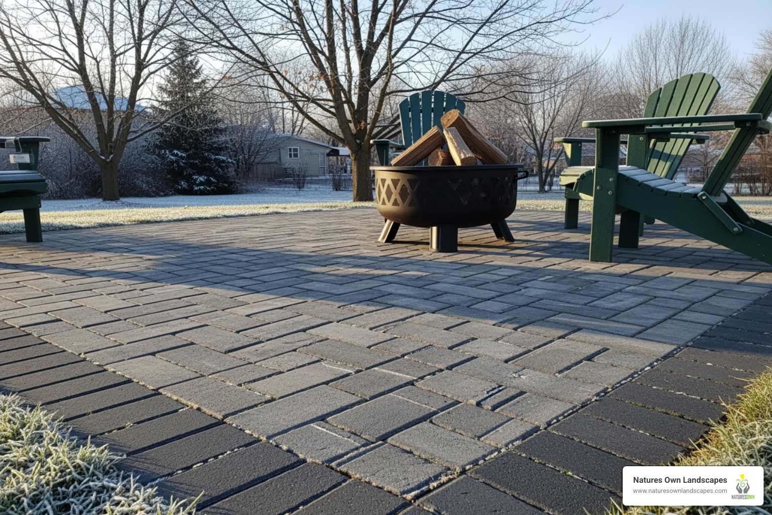 Durable paver patio withstanding Ohio weather - Springfield paver patios