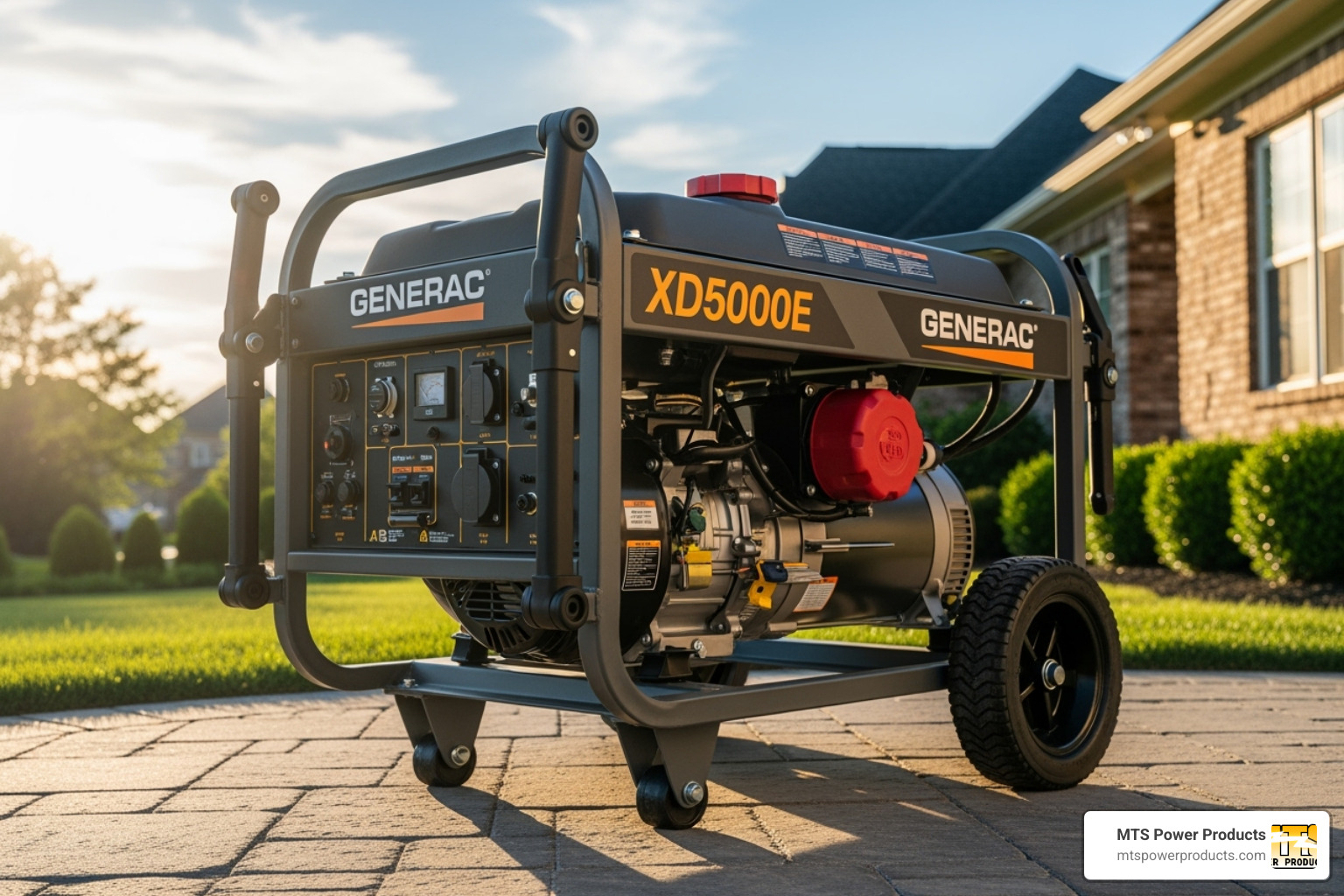 Generac XD5000E - diesel portable generator for home use